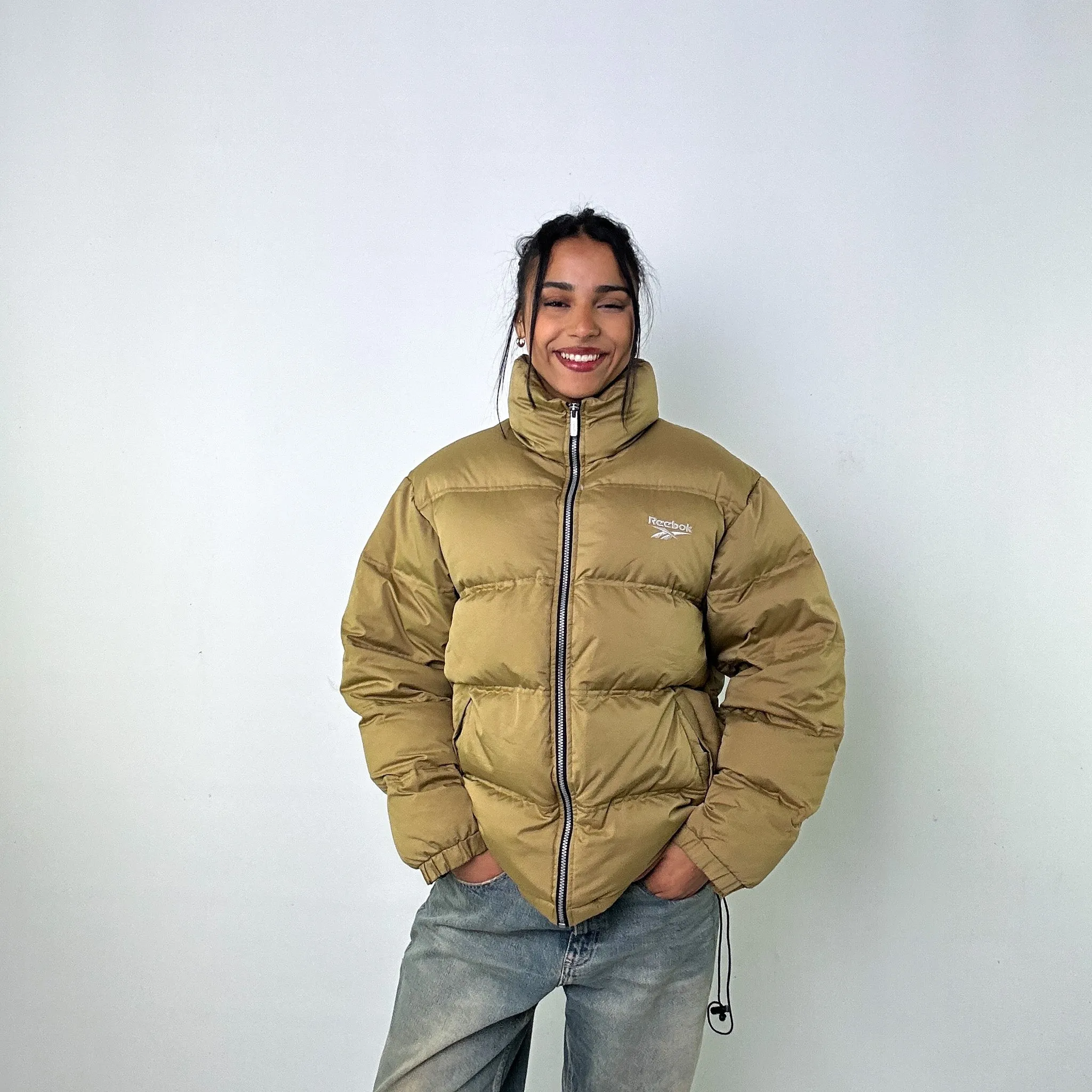 Dark Grey 90s The North Face 600 Series Puffer Jacket Coat (M)