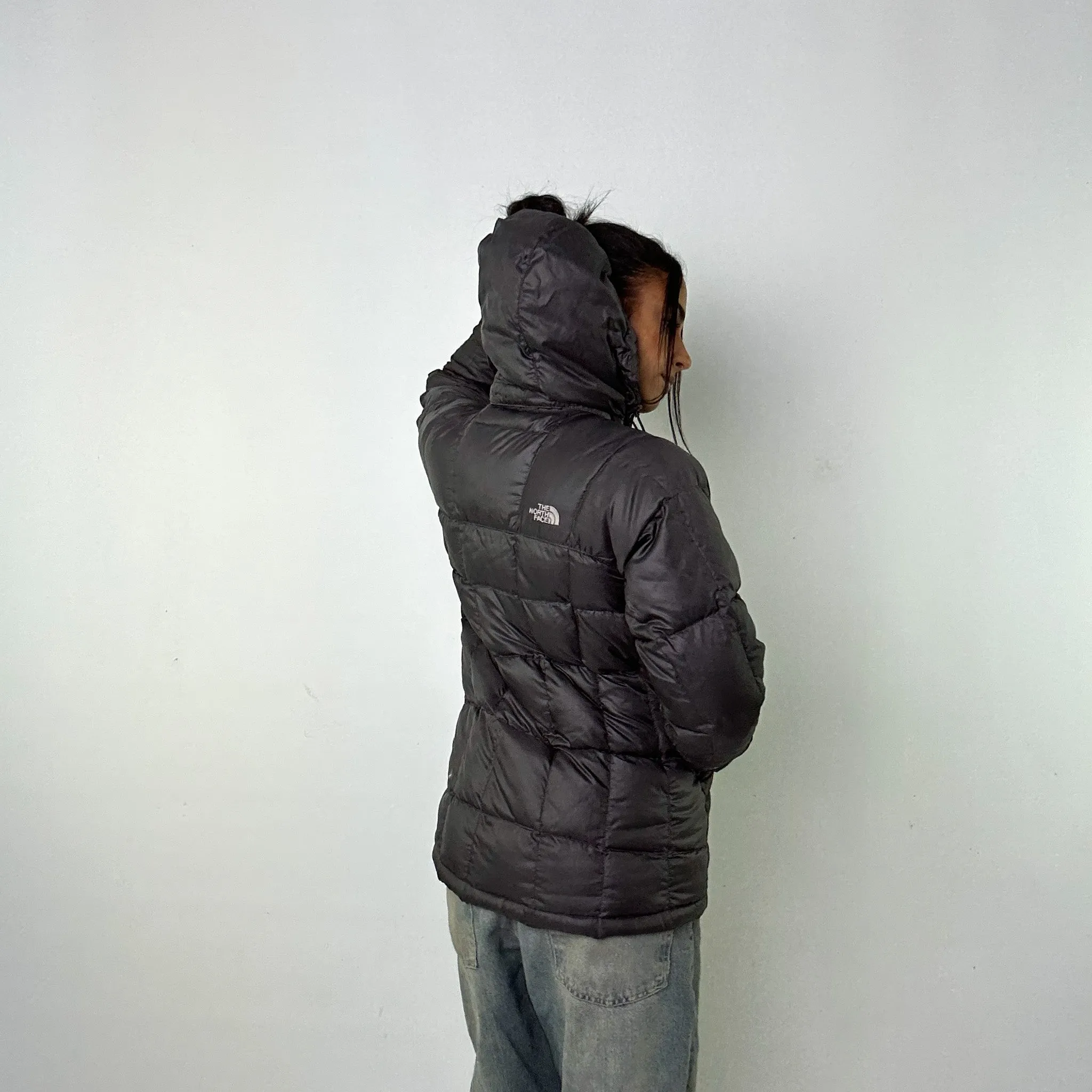 Dark Grey 90s The North Face 600 Series Puffer Jacket Coat (S)