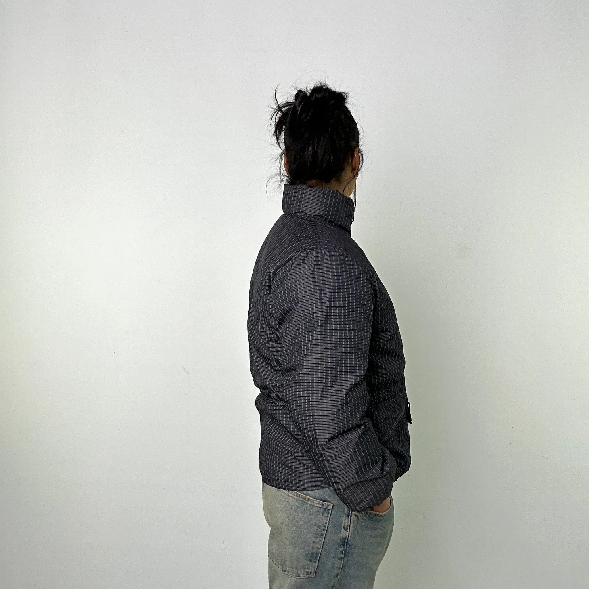 Dark Grey 90s The North Face Puffer Jacket Coat (S)