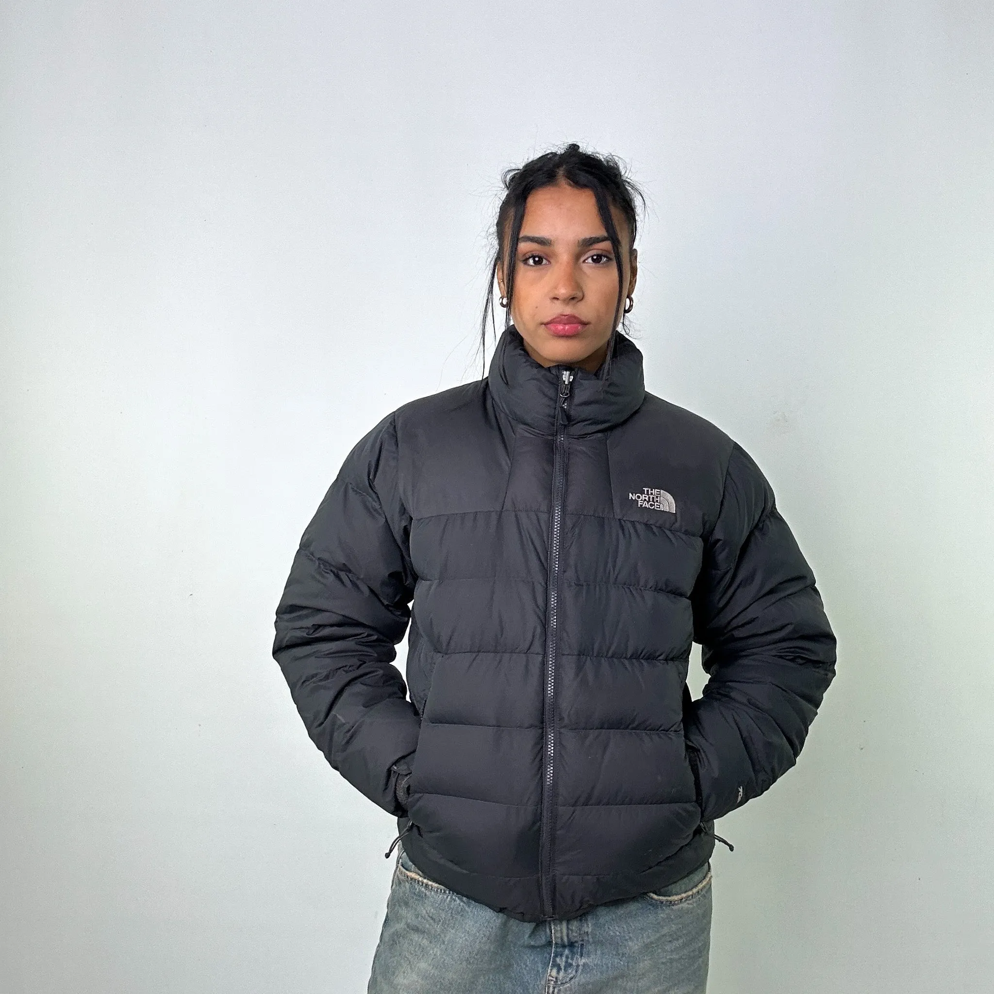 Dark Grey y2ks The North Face 700 Series Puffer Jacket Coat (S)