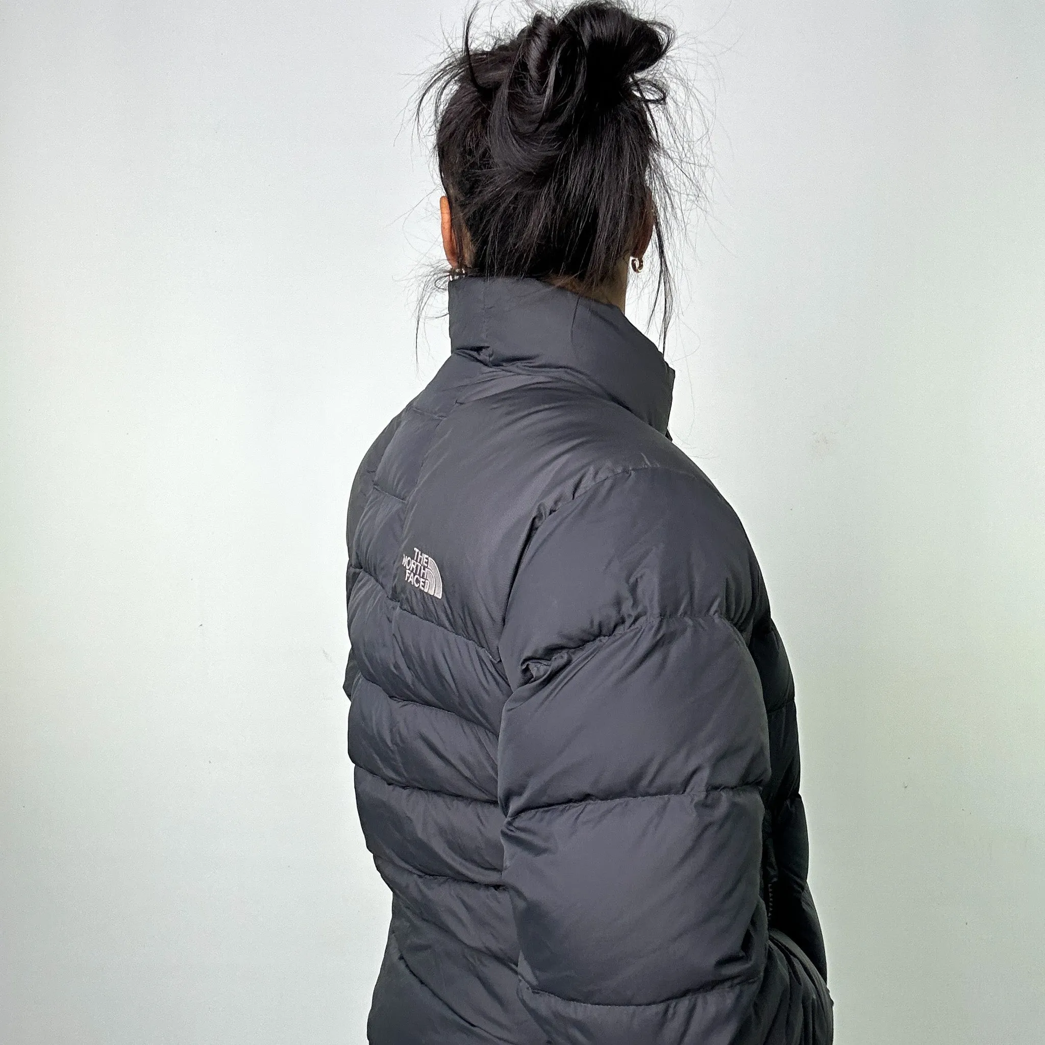 Dark Grey y2ks The North Face 700 Series Puffer Jacket Coat (S)