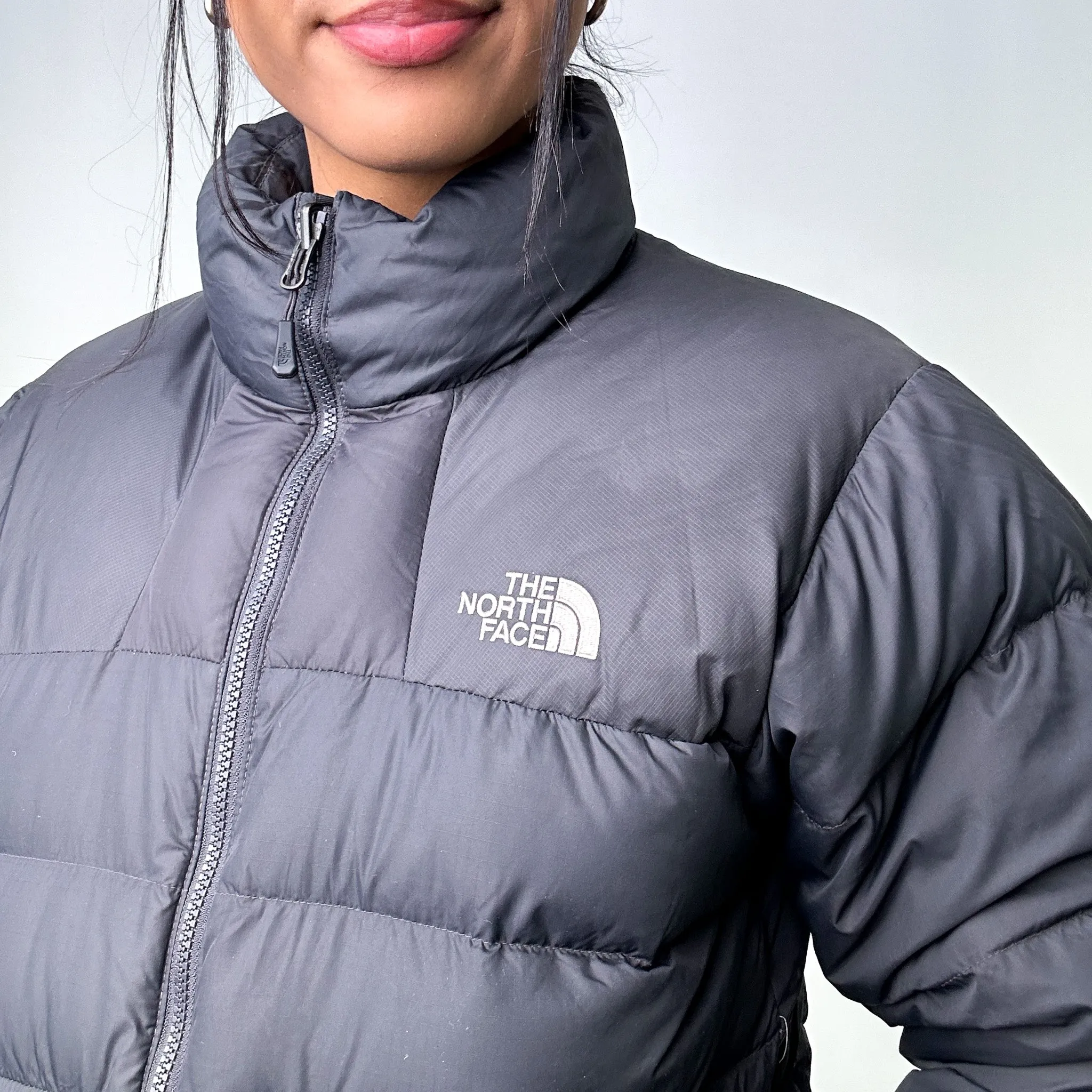 Dark Grey y2ks The North Face 700 Series Puffer Jacket Coat (S)