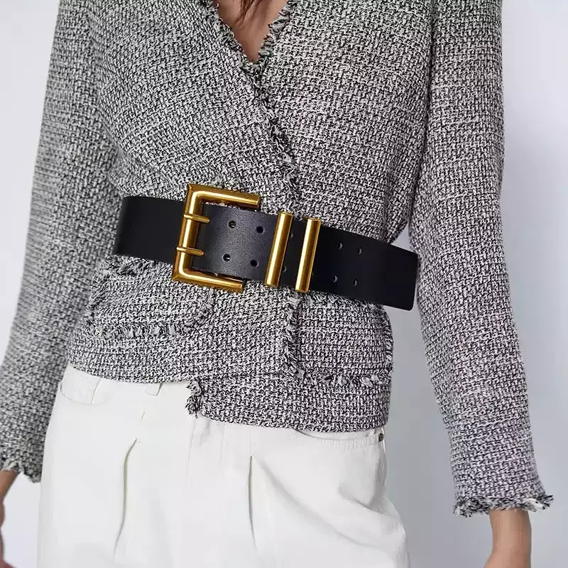 Double-layer Pin Buckle Belt Women