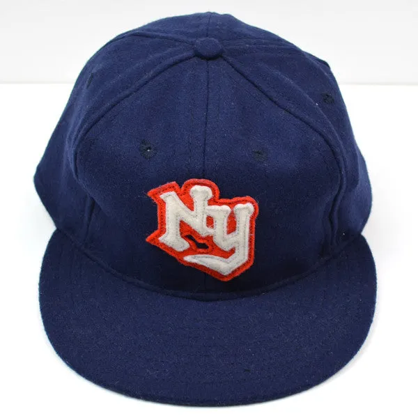 Ebbets - New York Knights Cap (Fitted Wool Flannel) - Navy