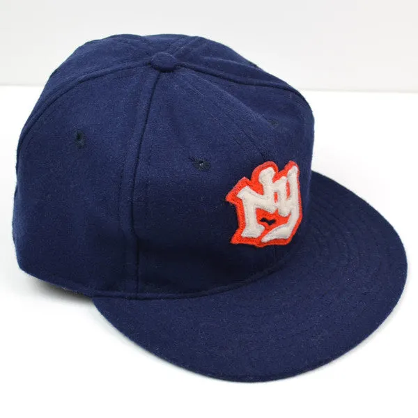 Ebbets - New York Knights Cap (Fitted Wool Flannel) - Navy