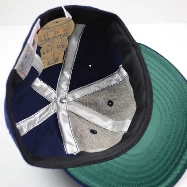 Ebbets - New York Knights Cap (Fitted Wool Flannel) - Navy