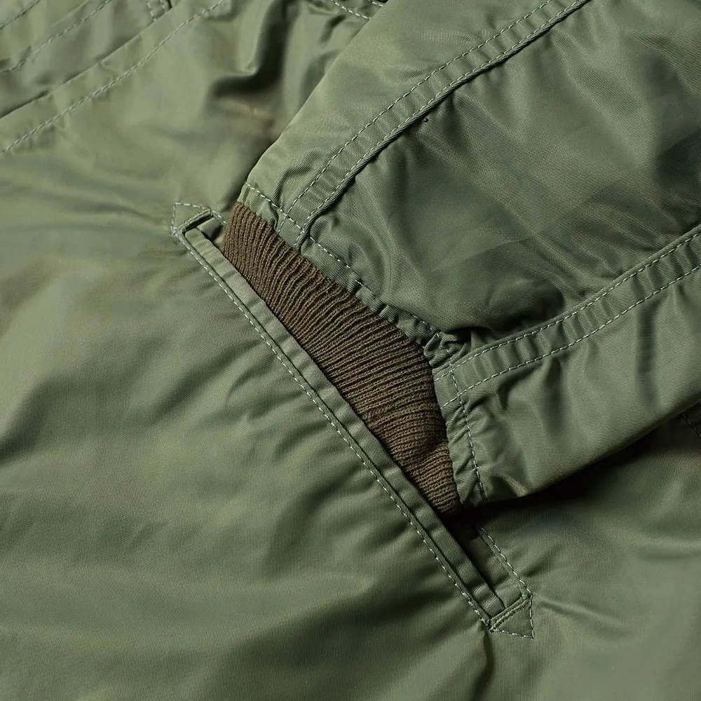 Engineered Garments Aviator JacketOlive Flight Sateen