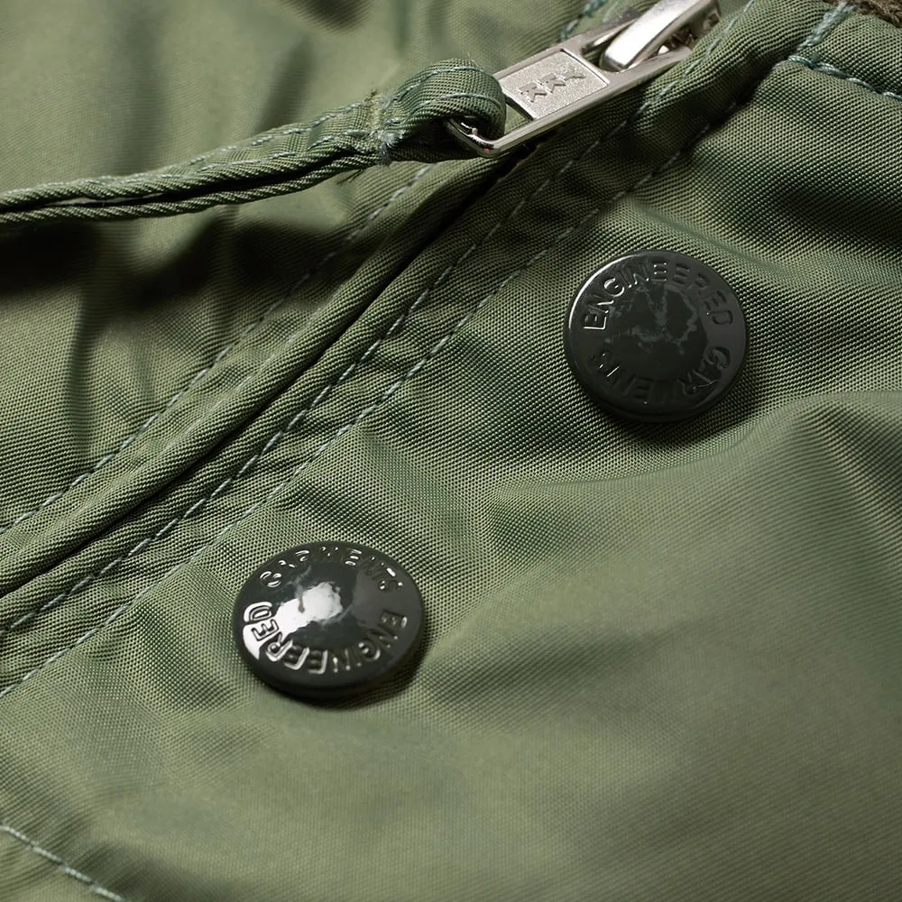 Engineered Garments Aviator JacketOlive Flight Sateen