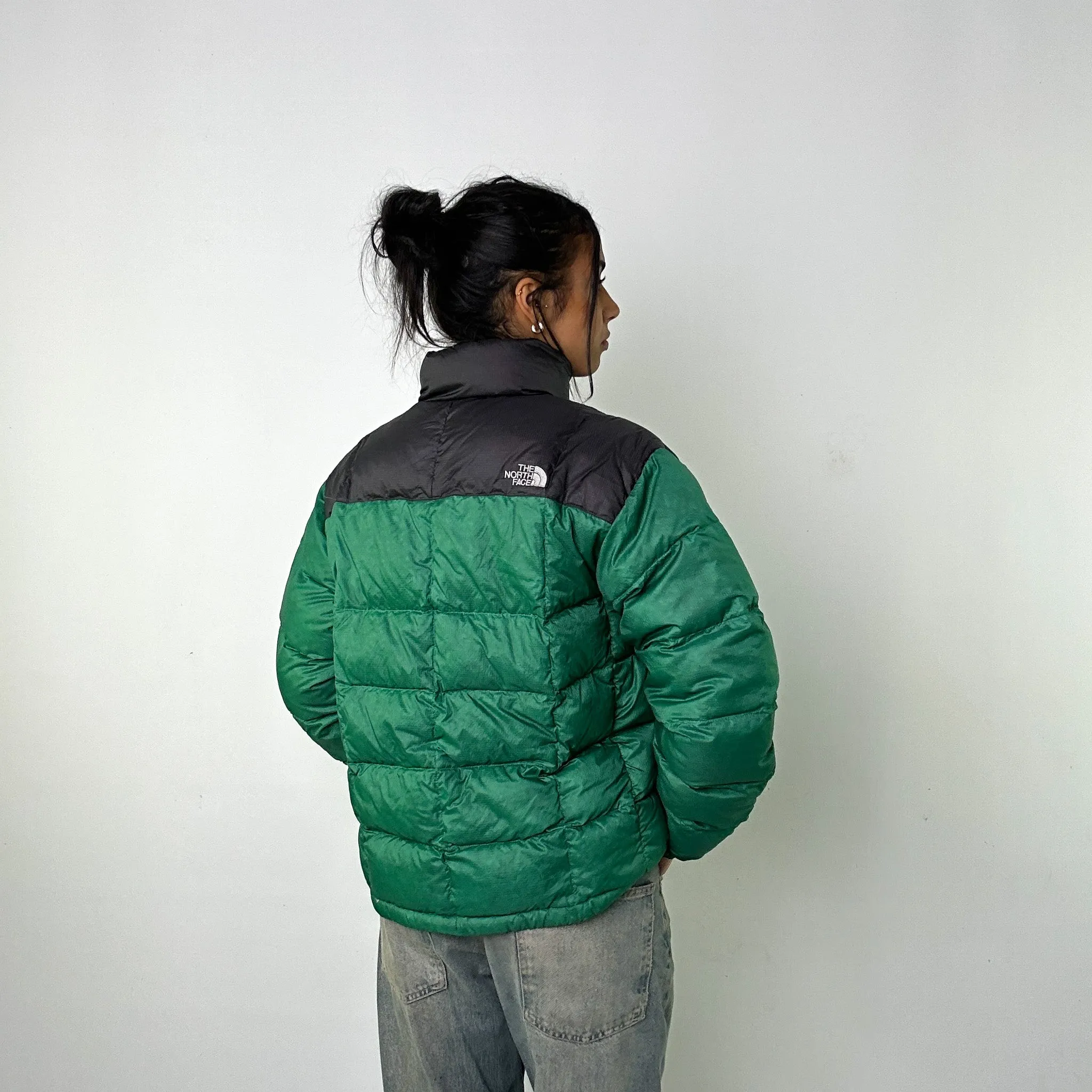 Green 90s The North Face 550 Series Puffer Jacket Coat (M)