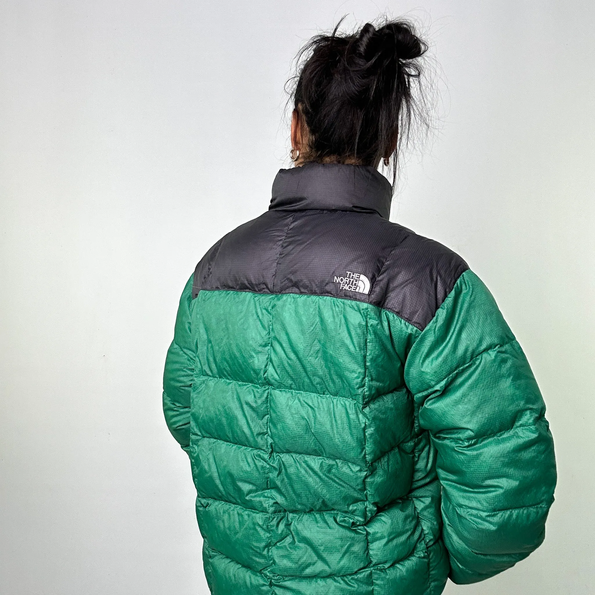 Green 90s The North Face 550 Series Puffer Jacket Coat (M)