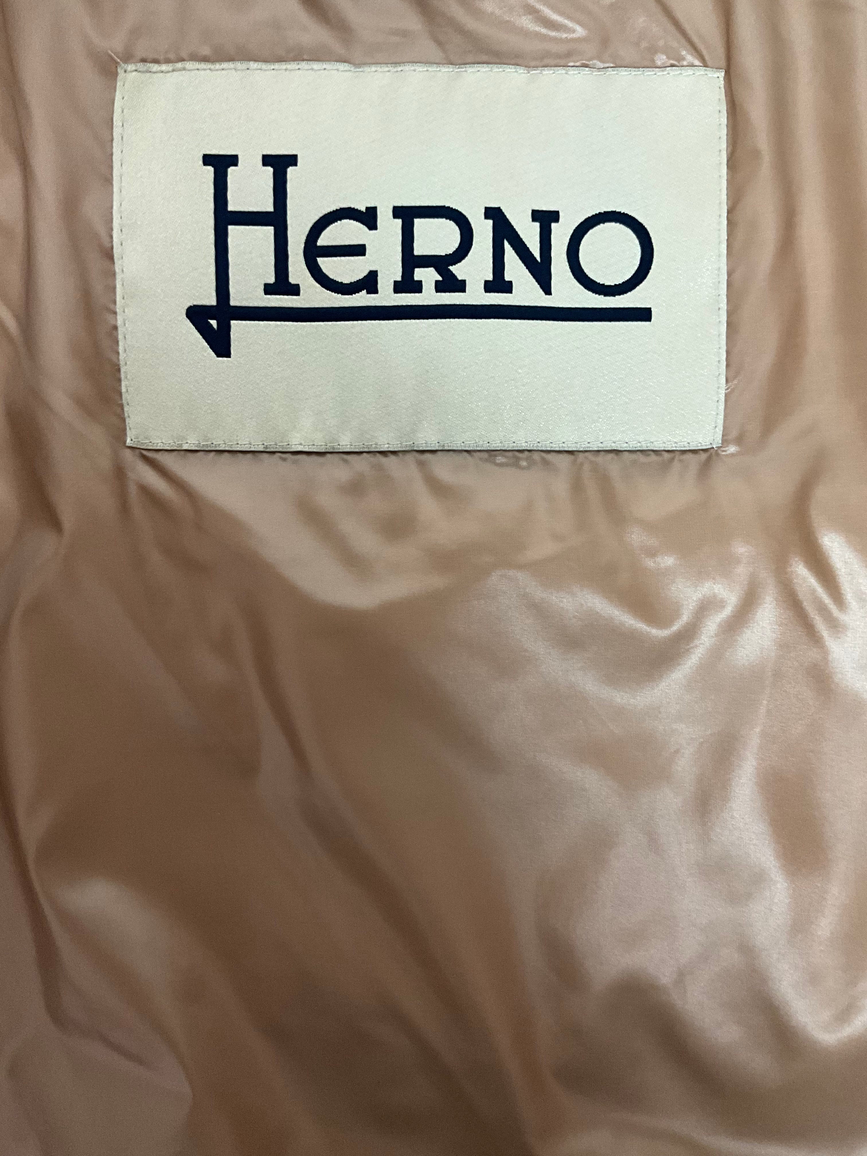 Herno Camel Faux Fur Teddy Coat Size S