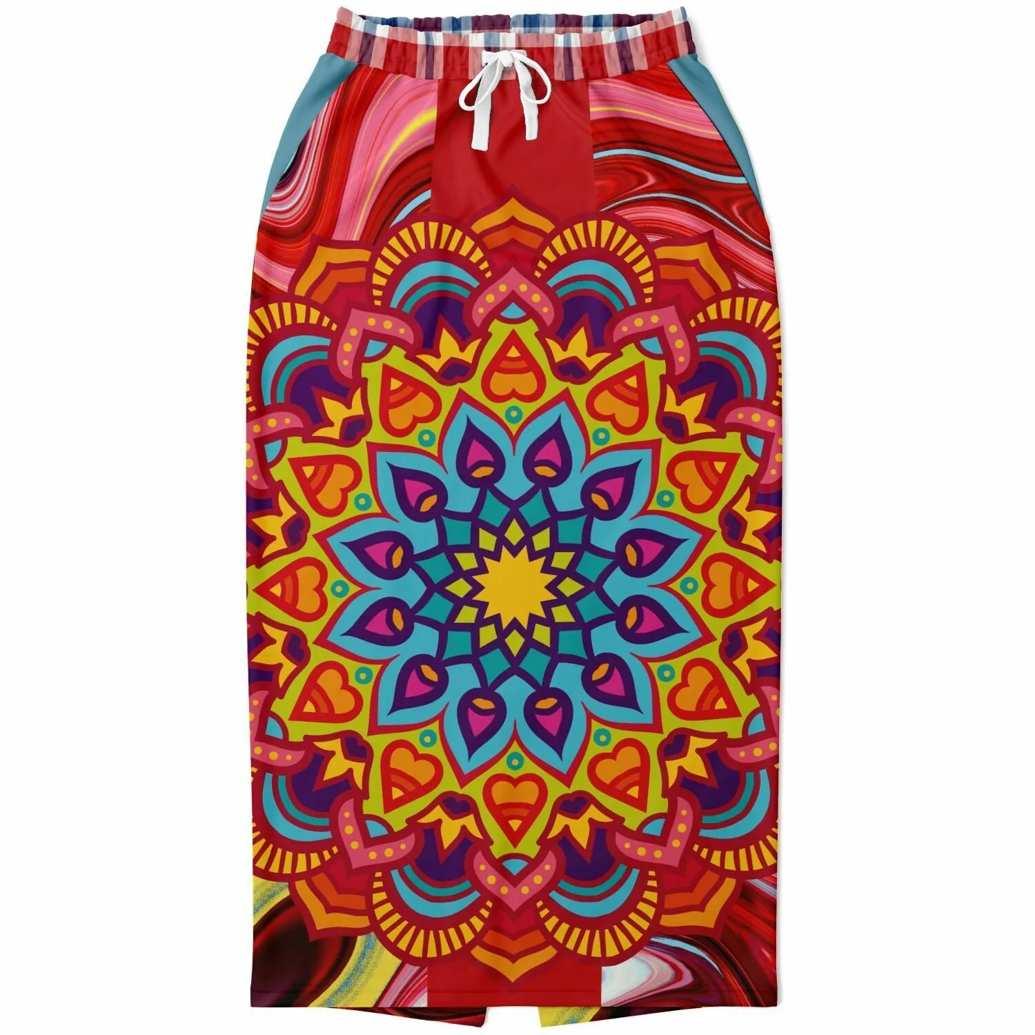 Hippy-Dippy Mandala Long Pocket Skirt