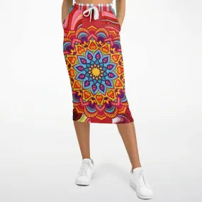 Hippy-Dippy Mandala Long Pocket Skirt