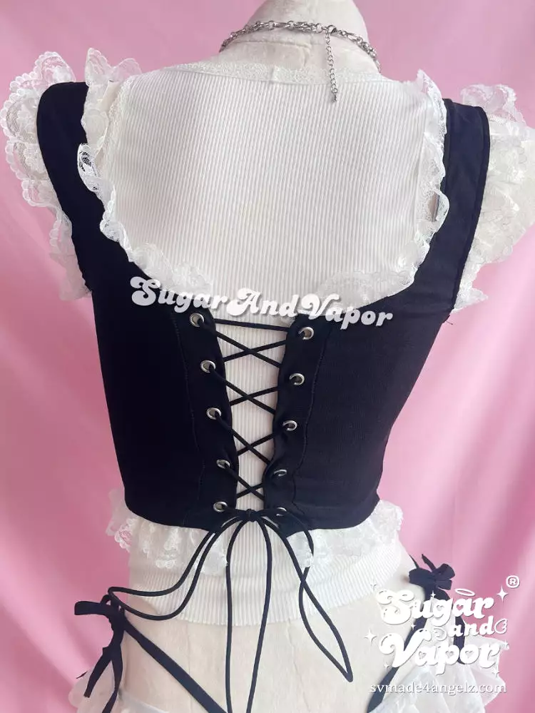 Holly Girly Lace Corset Top