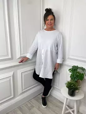 Jersey Layering Tunic - White