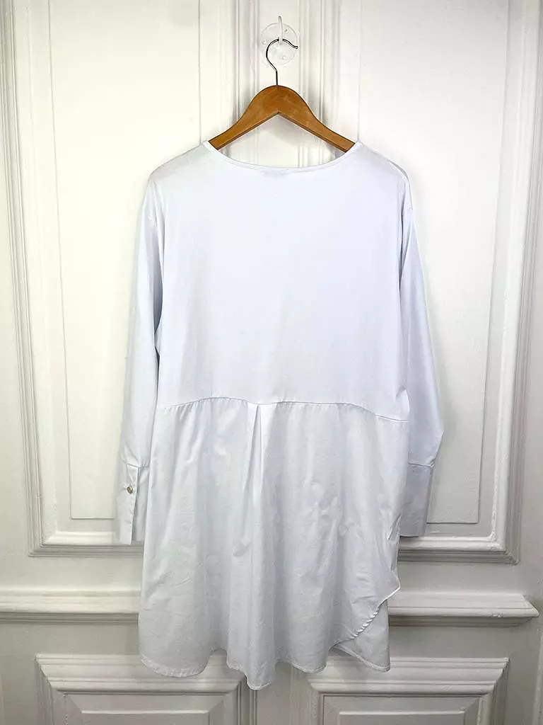 Jersey Layering Tunic - White