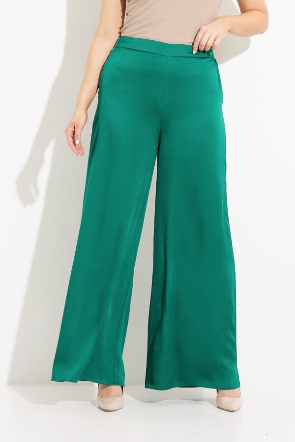 Joseph Ribkoff Wide Leg Satin Pants - 233785