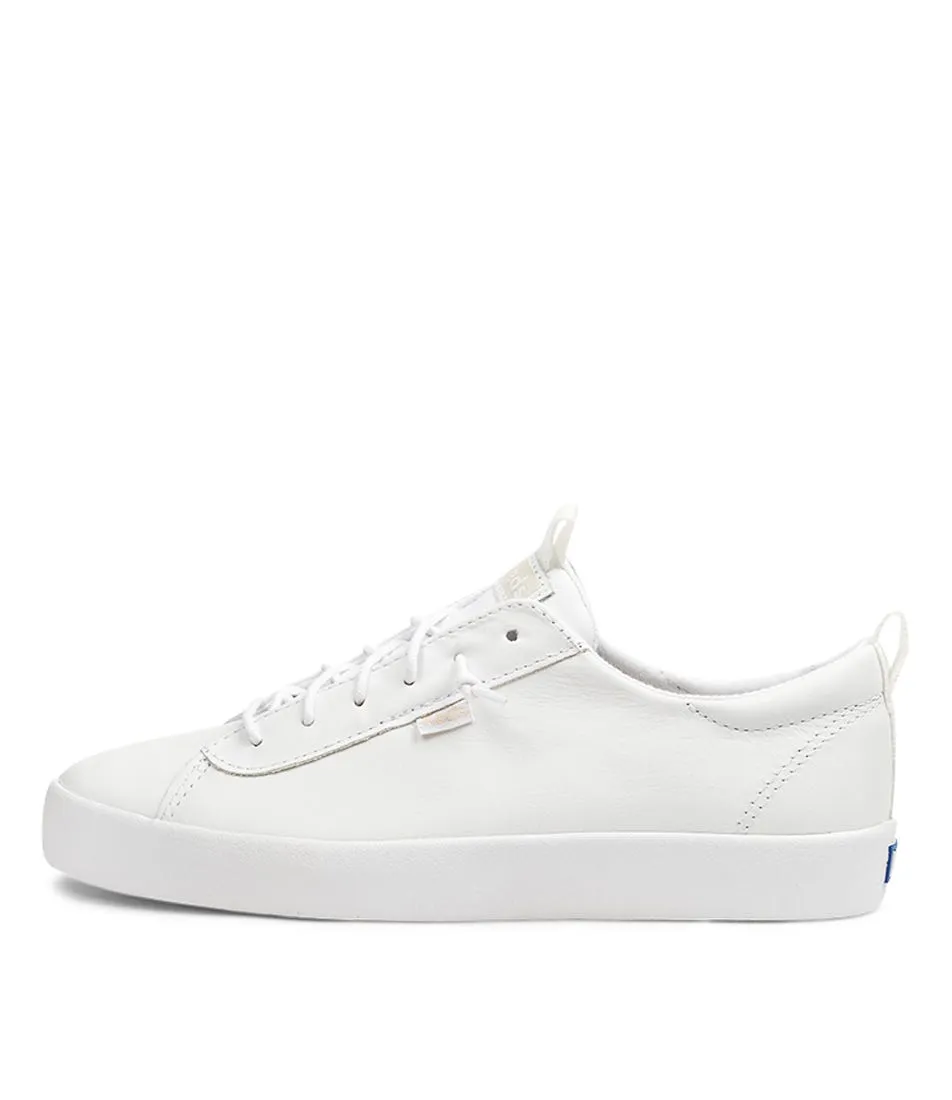 KEDS Kickback White Leather