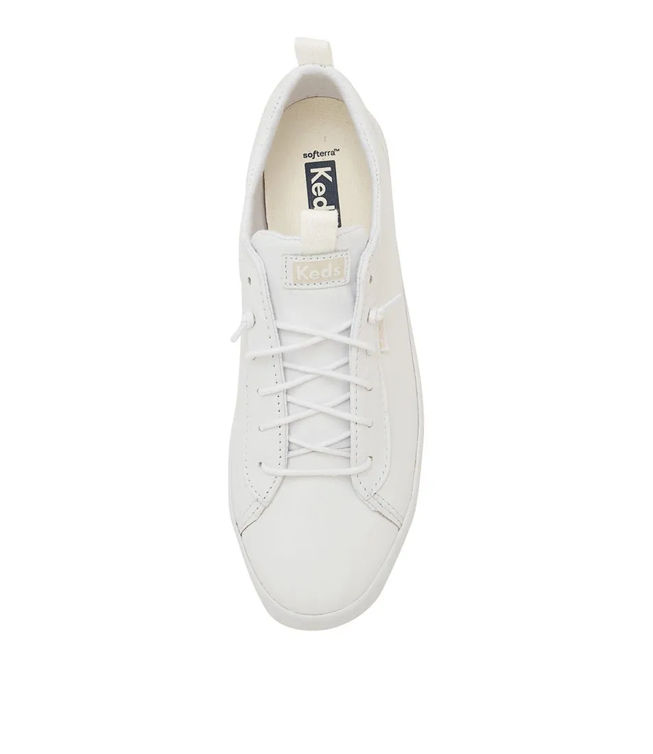 KEDS Kickback White Leather