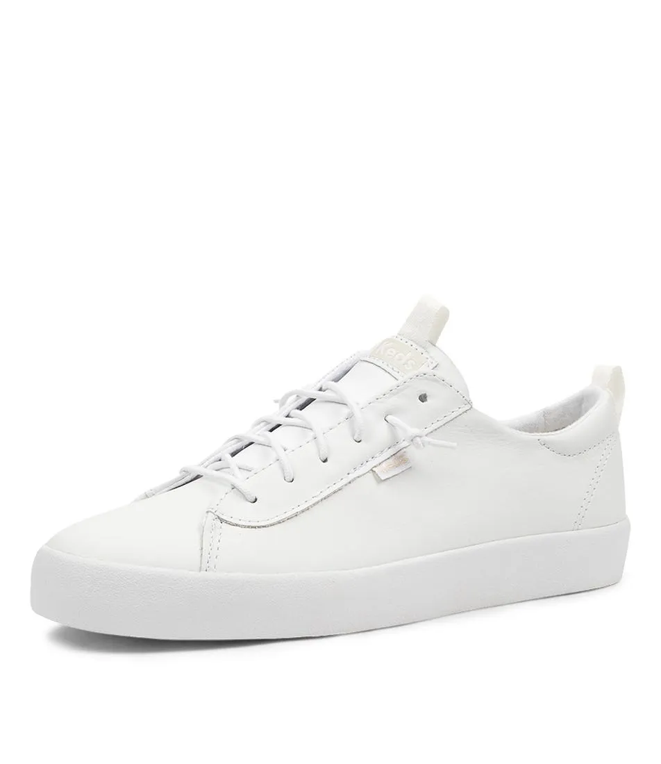 KEDS Kickback White Leather