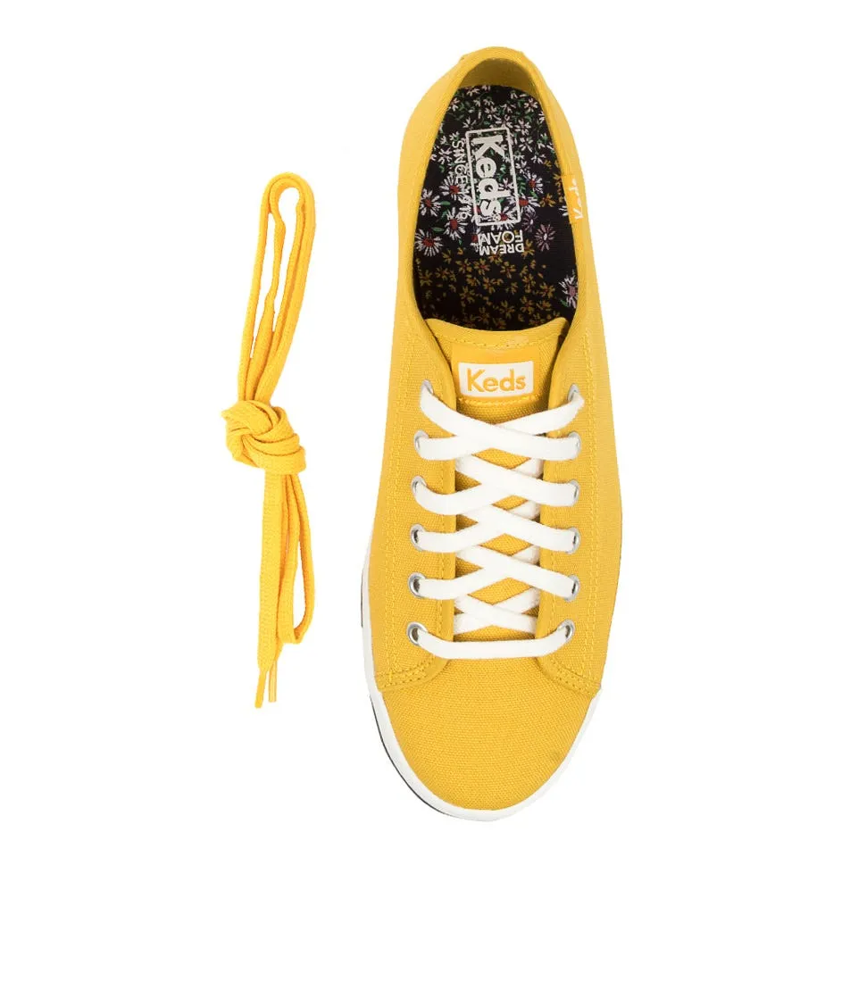 KEDS Kickstart Yellow Canvas