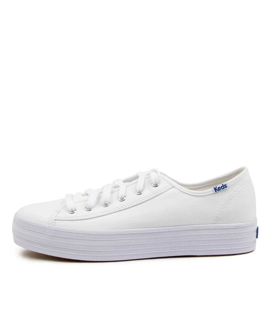 KEDS Triple Kick Organic White