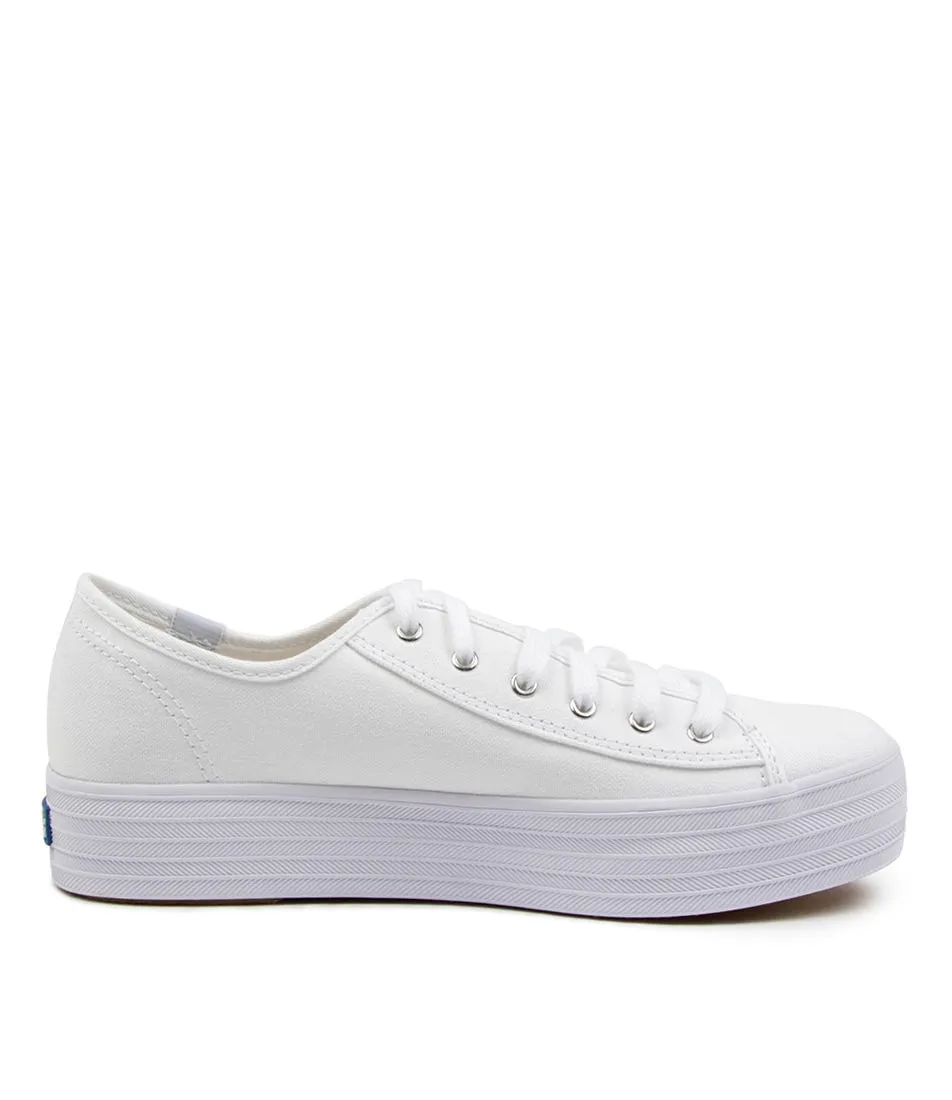 KEDS Triple Kick Organic White