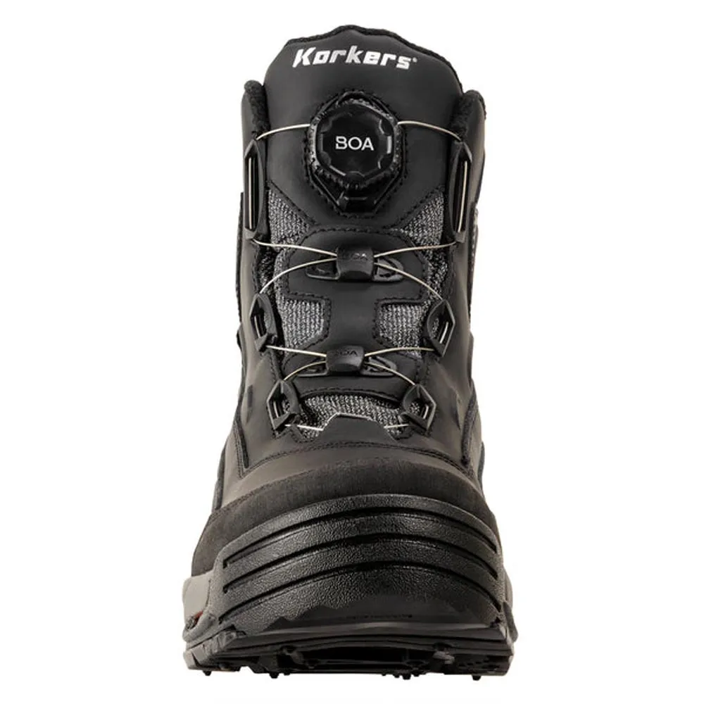 Korkers Men's Snowmageddon Boa Outdoor Boots with SnowTrac Sole