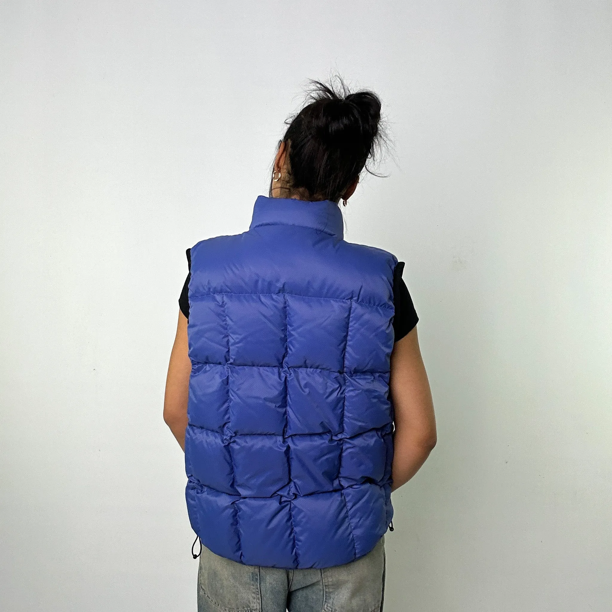 Light Blue 90s Mountain Equipment Puffer Jacket Coat Gilet (L)