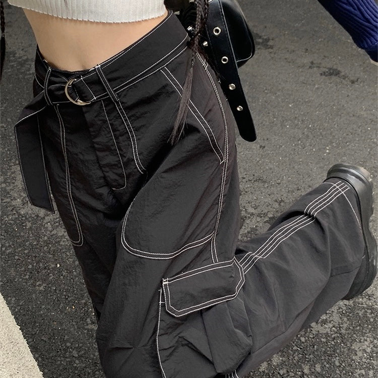 Line Stitch Cargo Pants