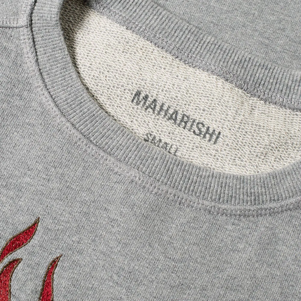 Maharishi Viet Tour Crew SweatGrey Marl