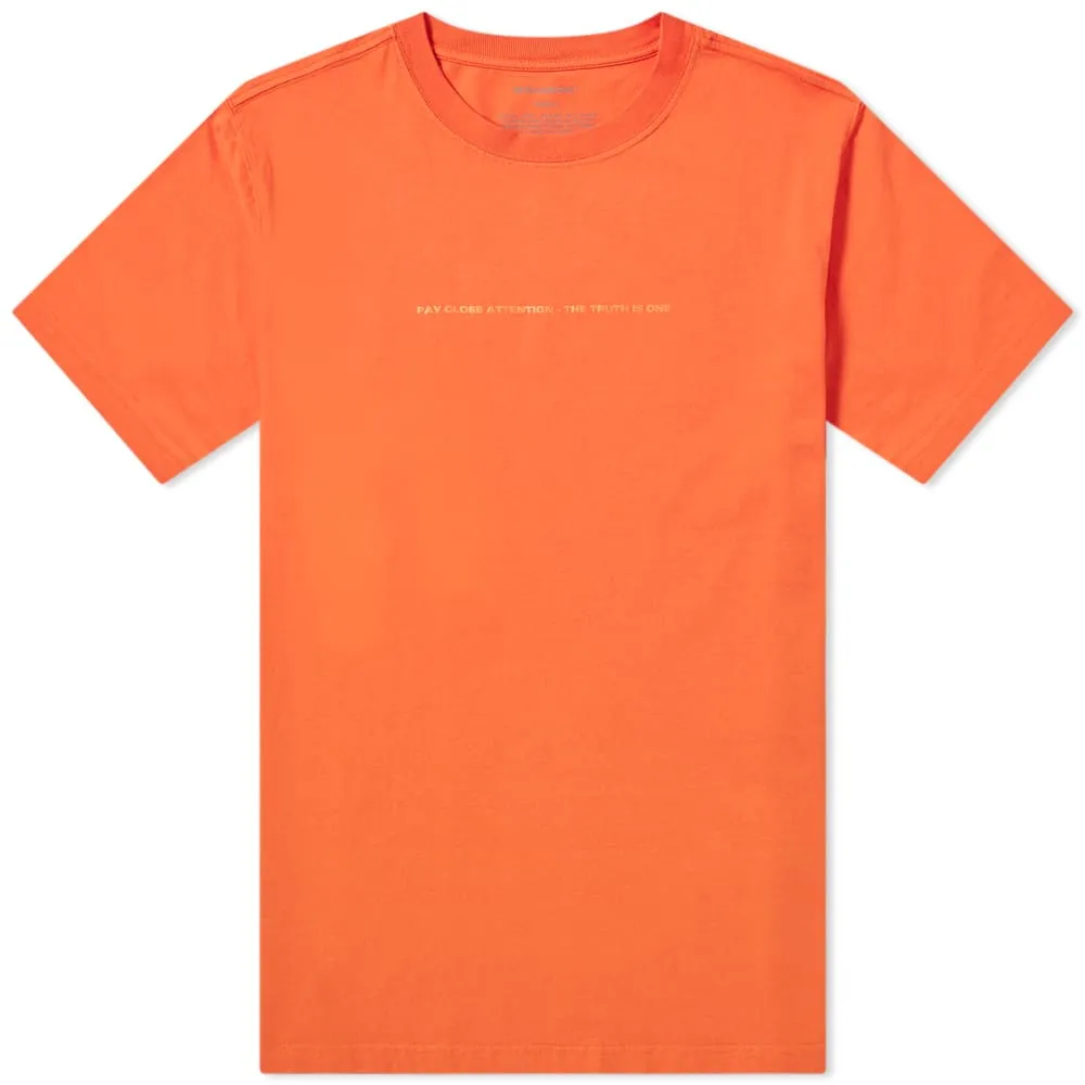 Maharishi x XL Recordings TeeBlaze Orange