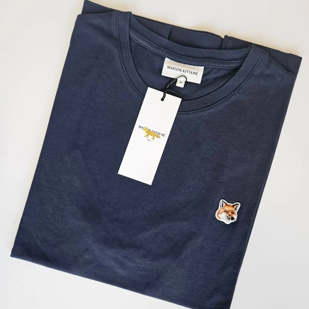 MAISON KITSUNE  |Crew Neck Street Style Plain Cotton Short Sleeves Designers