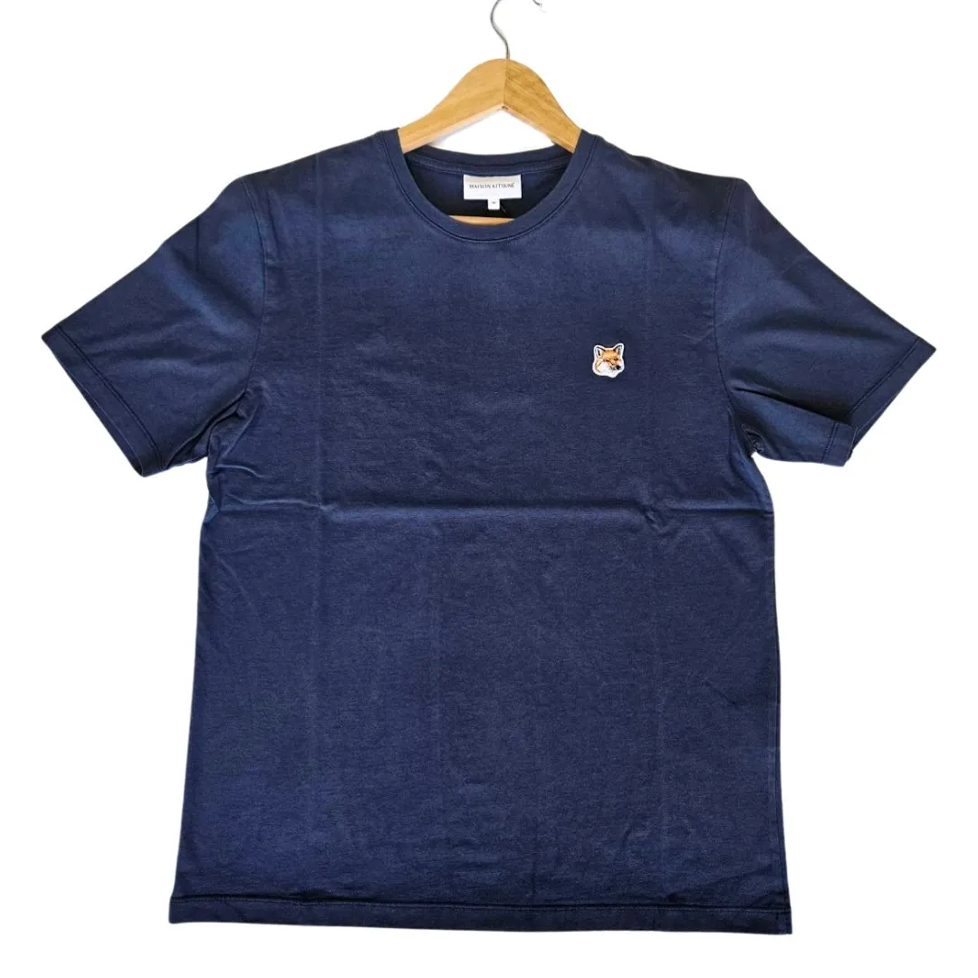 MAISON KITSUNE  |Crew Neck Street Style Plain Cotton Short Sleeves Designers