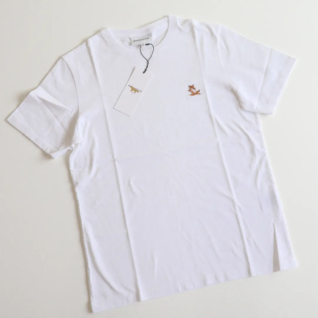 MAISON KITSUNE  |Crew Neck Unisex Street Style Cotton Short Sleeves Logo