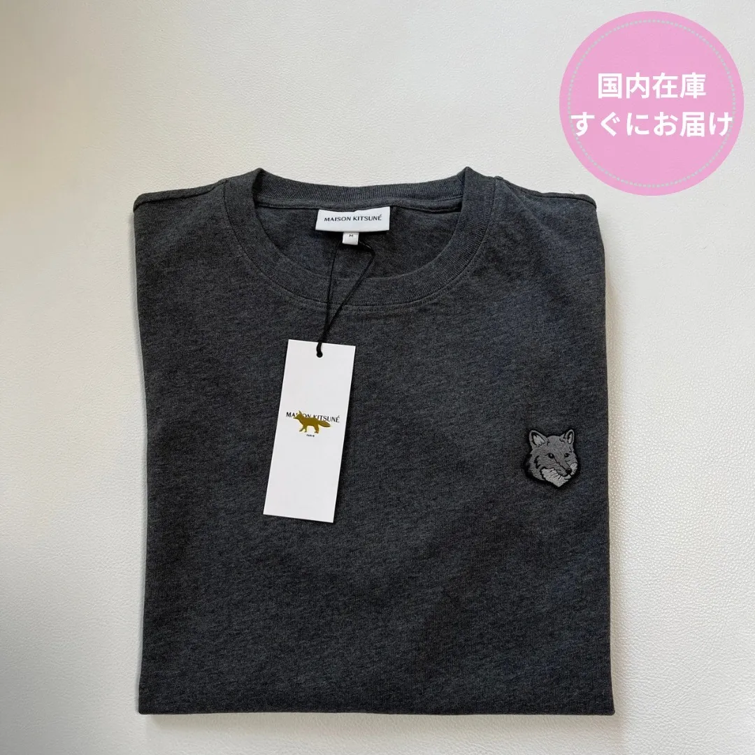 MAISON KITSUNE  |Crew Neck Unisex U-Neck Plain Cotton Short Sleeves Logo