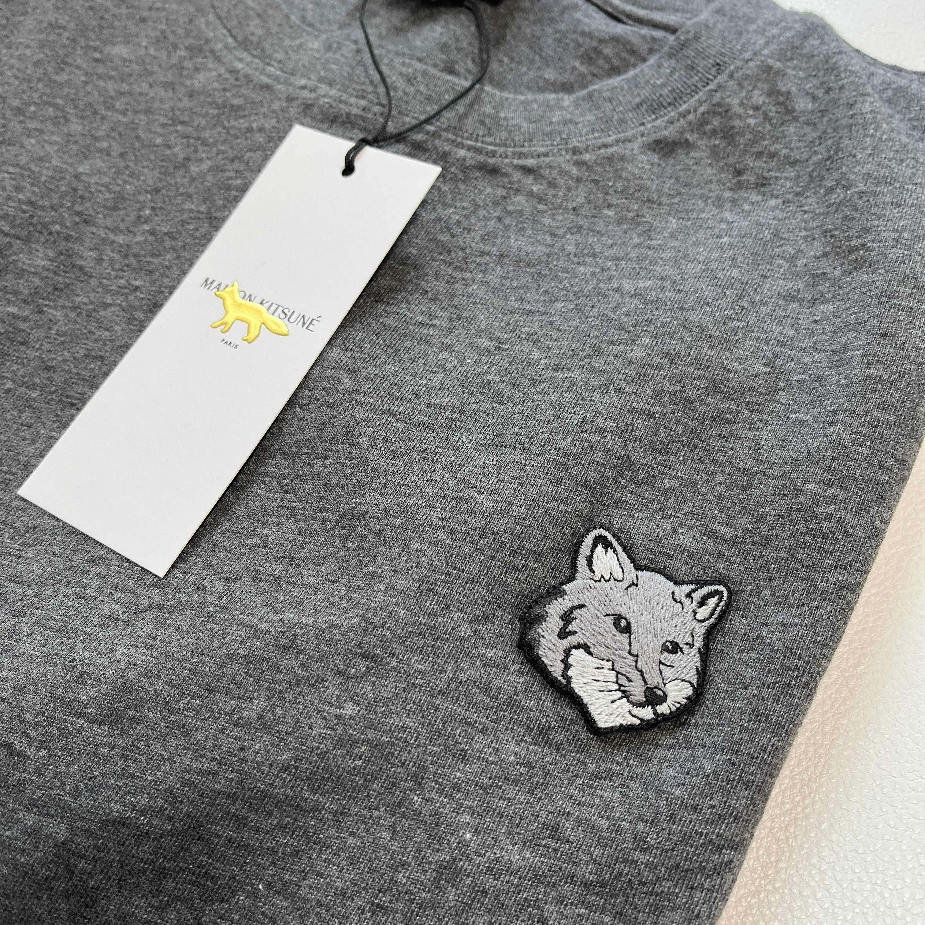 MAISON KITSUNE  |Crew Neck Unisex U-Neck Plain Cotton Short Sleeves Logo