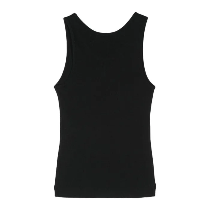 MAISON KITSUNE  |Plain Cotton Logo Tanks & Camisoles