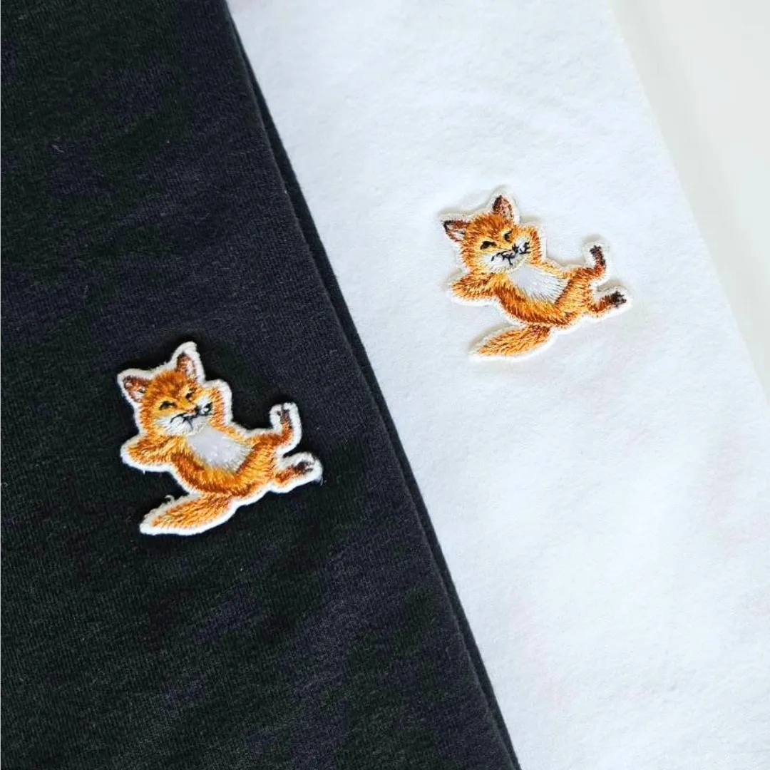 MAISON KITSUNE  |Unisex Cotton Short Sleeves Logo Designers T-Shirts