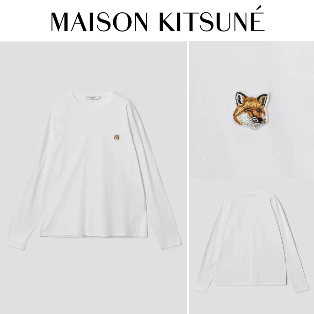 MAISON KITSUNE  |Unisex Plain Other Animal Patterns Logo Designers