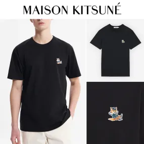 MAISON KITSUNE  |Unisex Street Style Plain Other Animal Patterns Logo