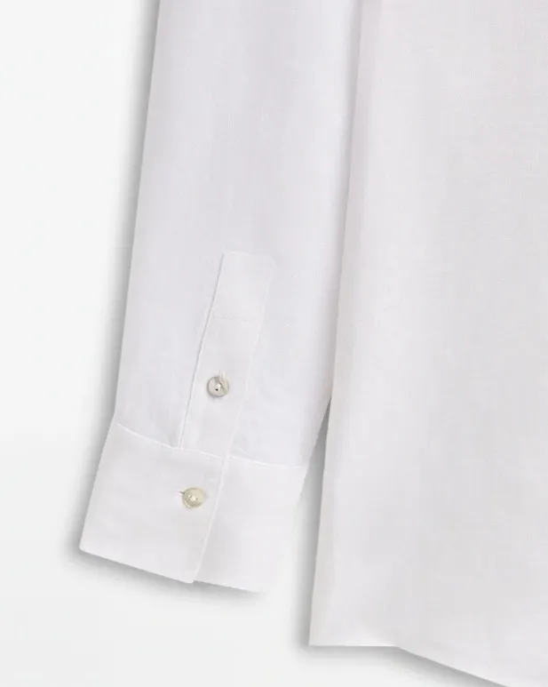 Massimo Dutti  |Casual Style Linen Long Sleeves Plain Elegant Style