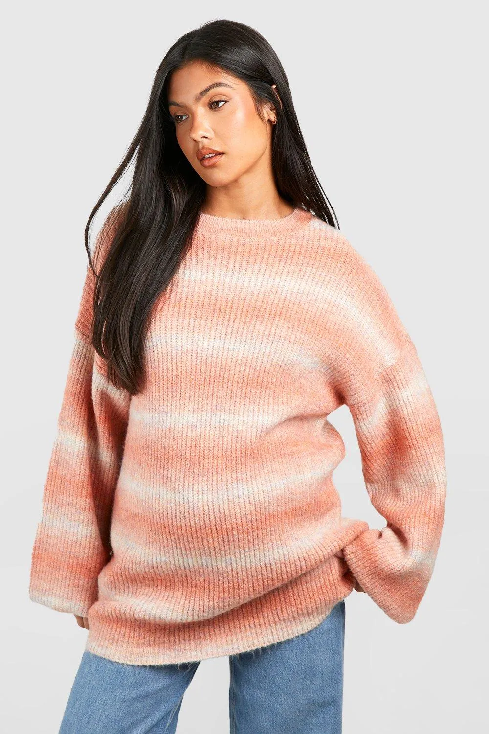 Maternity Ombre Oversized Sweater