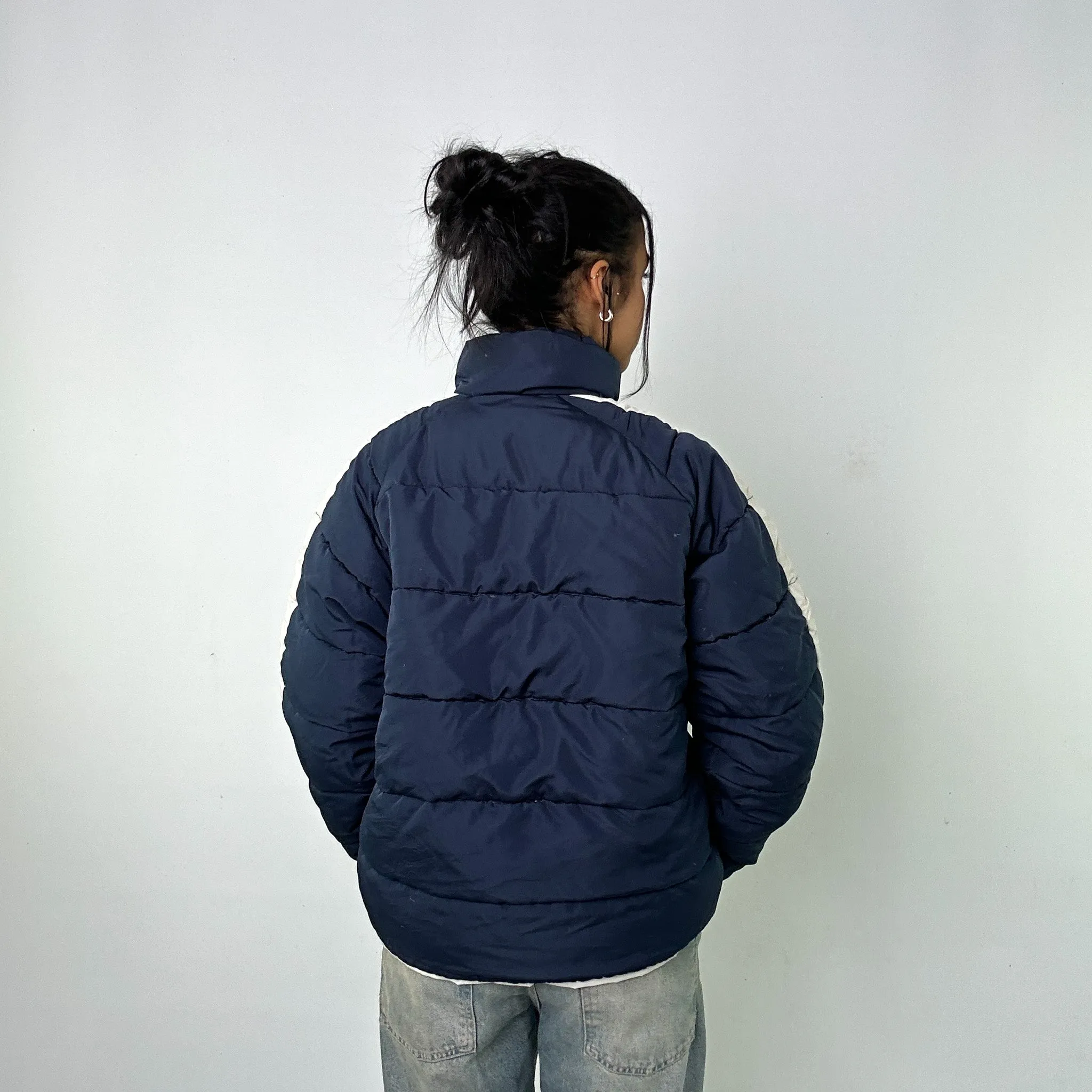 Navy Blue 90s FILA Puffer Jacket Coat (L)