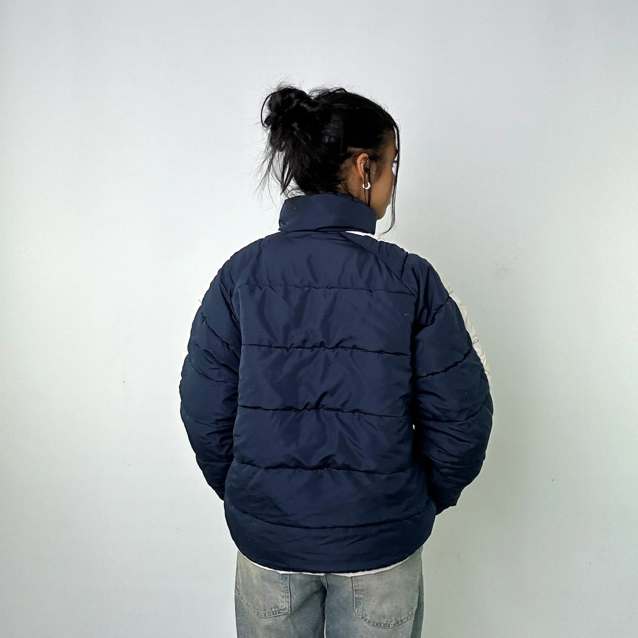 Navy Blue 90s FILA Puffer Jacket Coat (L)