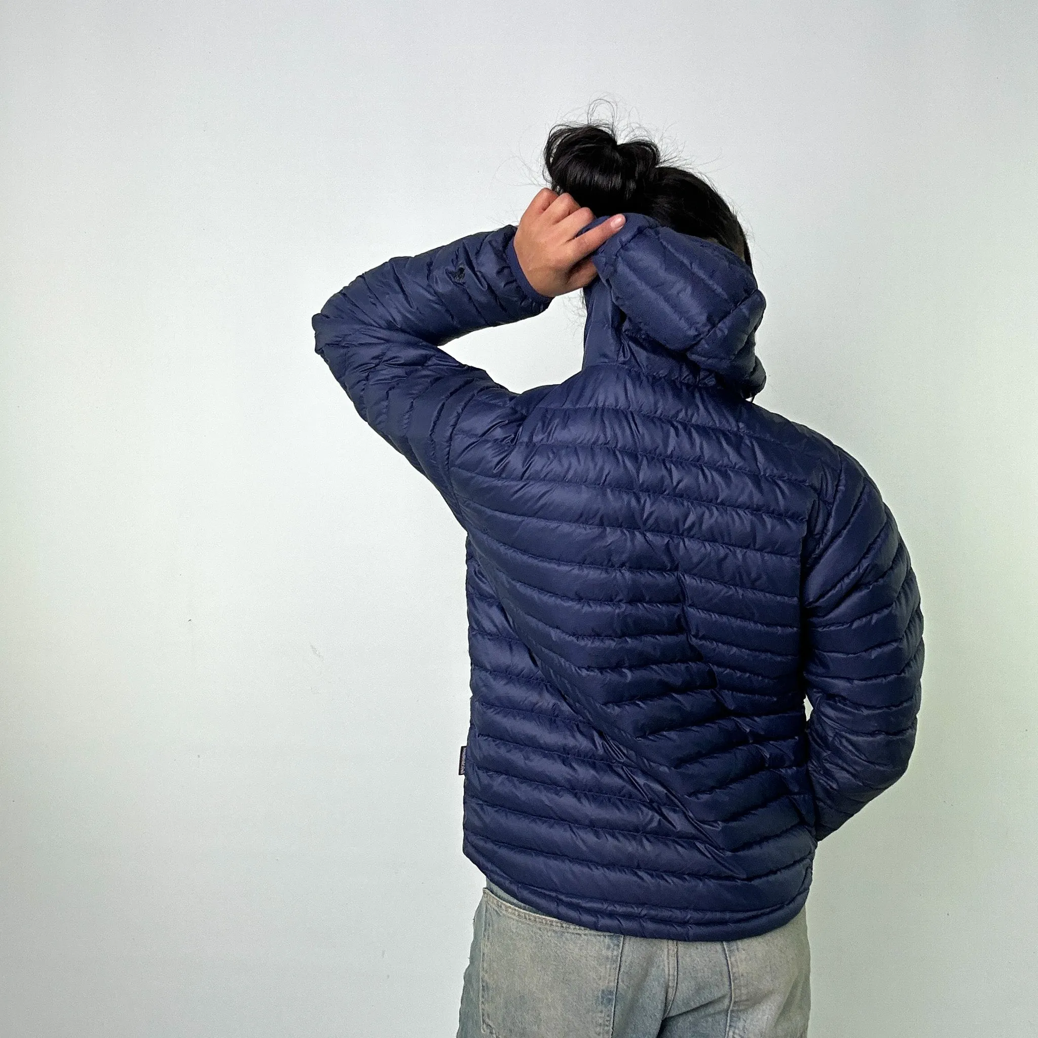 Navy Blue 90s Rab Microlight Alpine Puffer Jacket Coat (M)