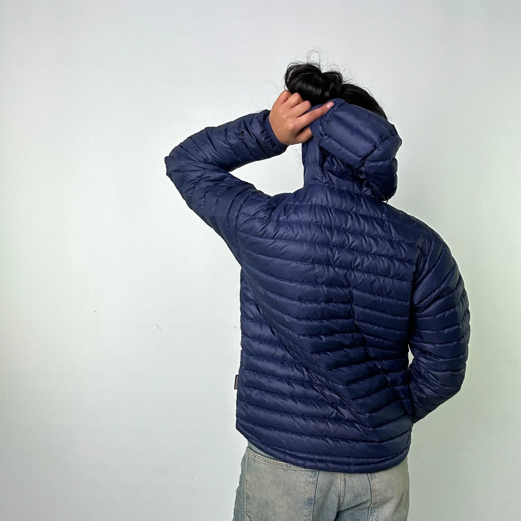 Navy Blue 90s Rab Microlight Alpine Puffer Jacket Coat (M)