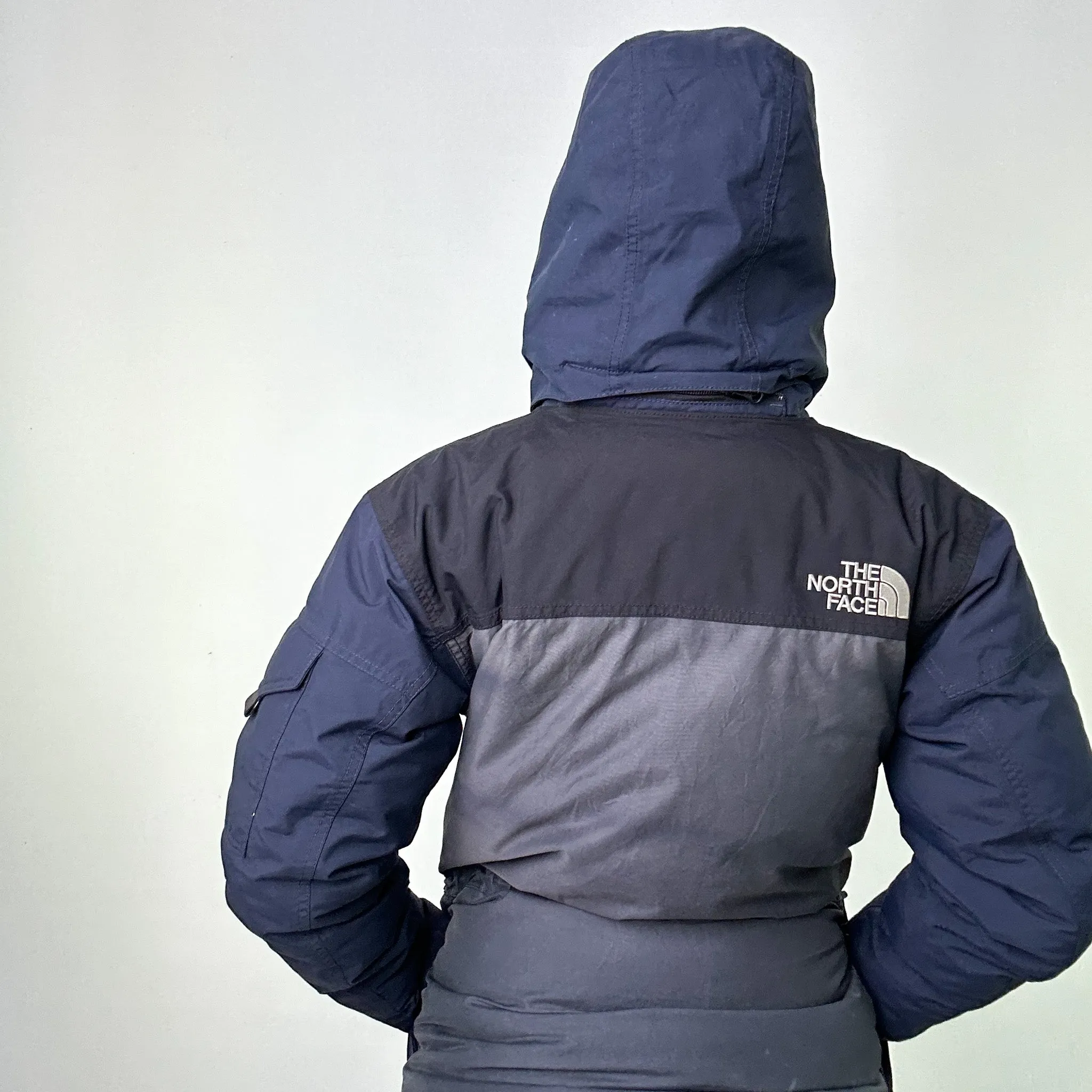 Navy Blue 90s The North Face 550 Series Dryvent  Puffer Jacket Coat (XS)