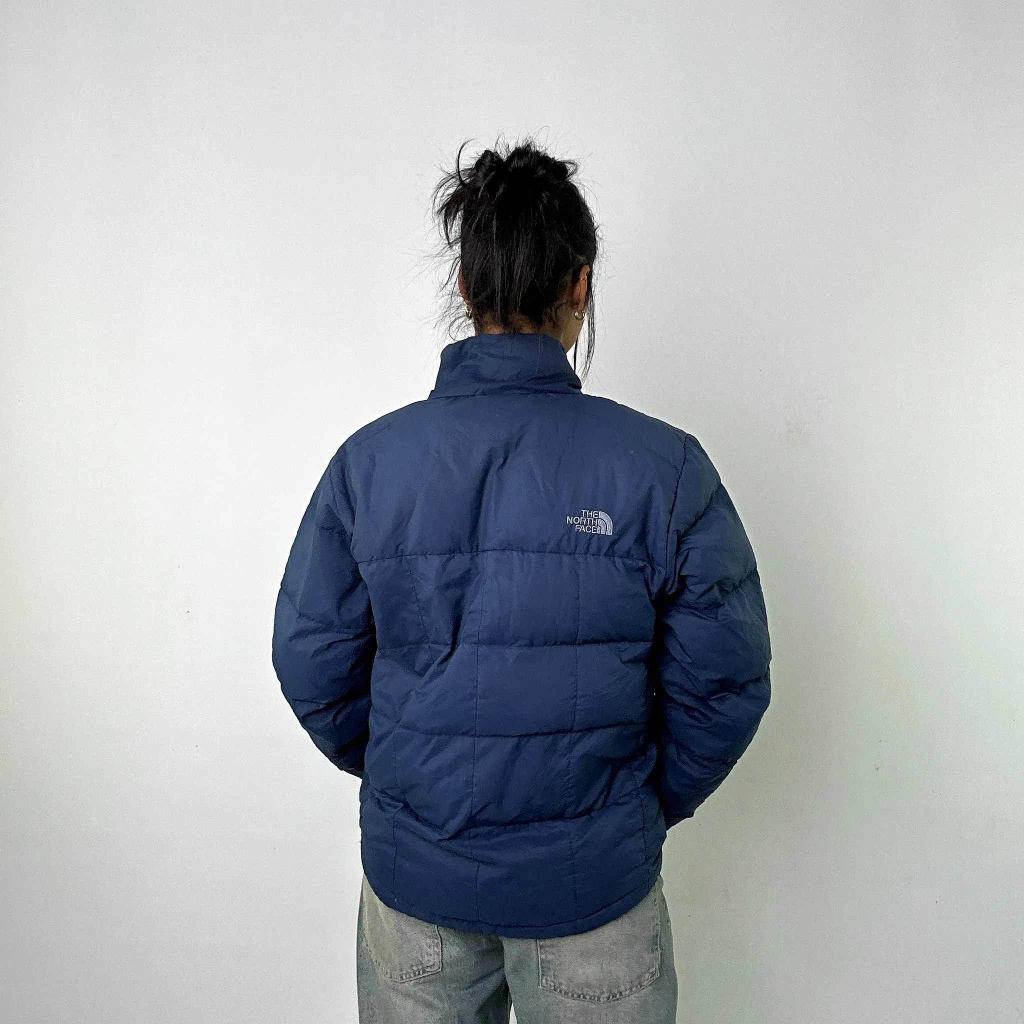 Navy Blue 90s The North Face 550 Series Puffer Jacket Coat (M)