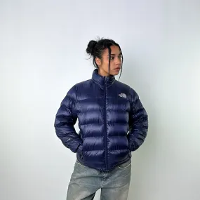 Navy Blue 90s The North Face 700 Series Puffer Jacket Coat (S)